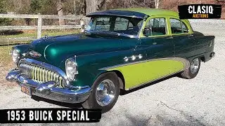 1953 Buick Special  Engine Running / Interior
