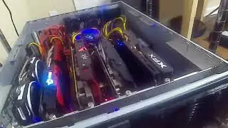 Server Case Mining Rig Build update on 