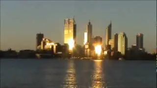22 December 2011 - VB 234 - Perth Skyline Time Lapse