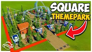 Может ли тематический парк поместиться на этой крошечной площади? (Planet Coaster 2)