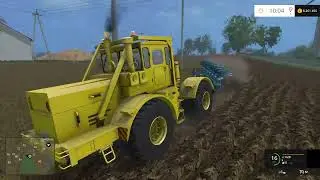 Farming simulator 15 Pokaz Maszyn #39 KIROVETS K-700-A & LEMKEN DIAMANT 12