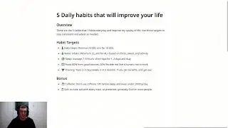 5 Daily habits that will improve your life
