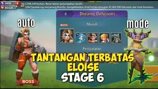 Lords Mobile Tantangan Terbatas: Eloise Stage 6 [auto & manual mode]