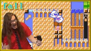 Куда упадёт эта рыба? | Уровень Тролля ► Super Mario Maker 2