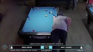 MIKE ORVIS vs ERIC CHENG - HIDDEN POCKET - TABLE 9 | EvoSports