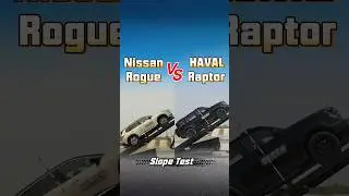 Nissan Rogue VS HAVAL Raptor Slope Test #nissan  #suv #offroad