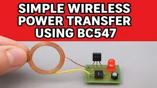How to make a Wireless Power transfer circuit #miniproject #wireless 