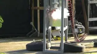 ROCKET ENGINE ENDOREATTORE A PROPELLENTE LIQUIDOBP54 L TEST 3&deg;
