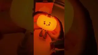 Home Decor Halloween Pumpkin Night Light Cute Soft Silicone Lamp Touch  Dimmable Rechargeable Bedsid