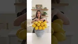 lemon centerpiece for summer #summer #decorideas #decoration