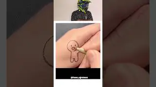 Cute Hand Drawing 🤩🤩😍#shortsfeed #shorts #ytshorts
