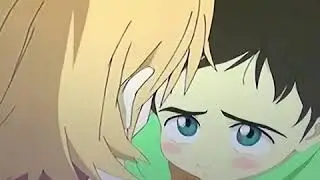 Naota x Haruko kiss scene
