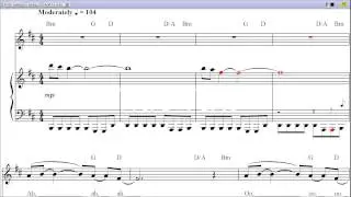 Try - Piano Sheet Music - Teaser