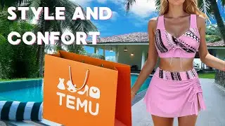 ☀️Shine This Summer with the Printed Tankini Set! ☀️👙 Style and Comfort at the Beach/Pool!