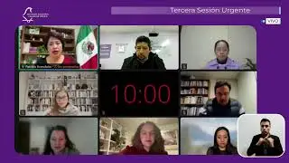 TERCERA SESIÓN URGENTE DEL CONSEJO GENERAL