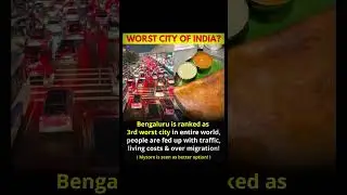 🚨Bengaluru Losing Its Shine? From Silicon Valley to Struggle City 😔 #banglore #worstcity