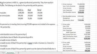Sample Problems | Estates, Trusts and Partnerships
