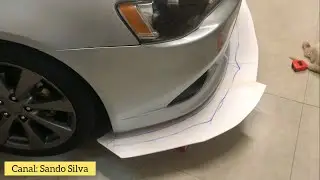 Seriado Ep6: Spoiler dianteiro  lancer GT: como fazer seu próprio body kit