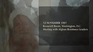 Down the foggy ruins of time. 12 november 1987. President Reagan. An independent Afghanistan.