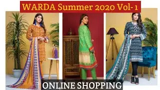 Warda designer lawn collection| Online shopping experience|
