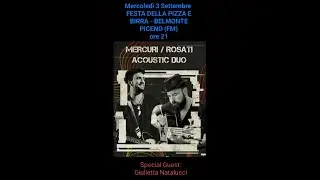 mer 3 set 2025 - Mercuri & Rosati live feat. Natalucci - Knockin' on heaven's door (Bob Dylan)