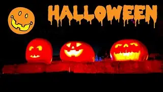Biarritz Halloween 2019 : Pumpkins Singing Jack'O Lantern - Jamboree (Projection Effect)
