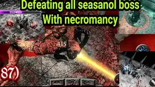 how to beat boss arabath , Theda, uldorg ,raikashan using necromancy R1 seasanol | anima arpg