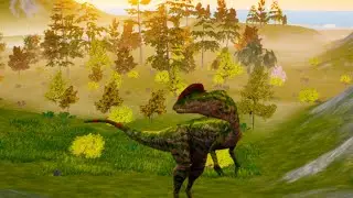 Gameplay de dilophosaurus🦖(The cursed isle)