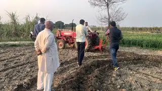 DEMO sub soiler vs 265 Di Mahindra tractor