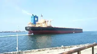 NSU INSPIRE NS United Kaiun  Capesize bulk carrier comes to Kaohsiung Taiwan for the first time
