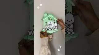 Pochacco Wall Clock!! ⏰🐾 #cardboardcraft #craftideas #pochacco #roomdecor #diydecor #diy