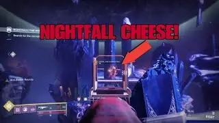 Destiny 2 NIGHTFALL CHEESE! (CORRUPT STRIKE CHEESE) GRAND MASTER CHEESE!