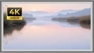 River of Glass at Dawn 🌅 | Dreamy TV Wallpaper Art for Peaceful Mornings