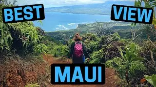 EPIC VIEWS while hiking Maui's Waihee Ridge Trail and Eating a HAWAIIAN FEAST
