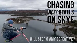 Chasing waterfalls on the Isle of Skye: Storm Amy