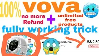 Vova app unlimited trick |unlimited free products |unlimited money |no refund problem |must watch