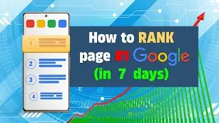 How to Rank Page one Google FAST (in 7 days)