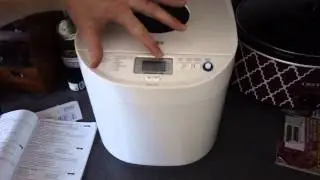 Making home made bread with a machine