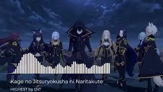 Kage no Jitsuryokusha ni Naritakute! Opening Full『HIGHEST』by OxT [Audio Spectrum]