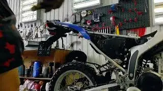 rebuild yamaha WR250R part 1
