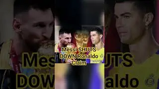 Messi FIRES BACK at Ronaldo World Cup Debate EXPLODES #youtubeshorts #youtube #footballworld #barca