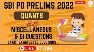 SBI PO PRE 2022 QUANT PRACTICE SETS || By Singhsir || SET - 01