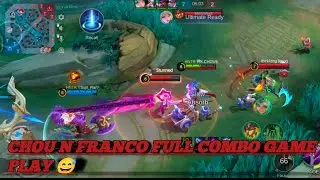 CHOU n Franco combination game play 👍#mobilelegends #mlbb #chou #mobalegends5v5 #gameplay 