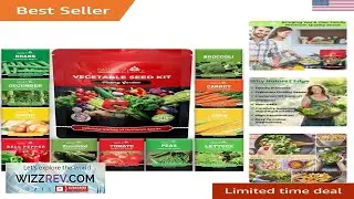 11 Heirloom Seeds for Planting Vegetables and Fruits 4800 Survival Seed Vaul...