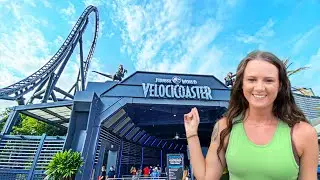 My 1st Universal Studios Orlando Vlog! - Riding Velocicoaster!