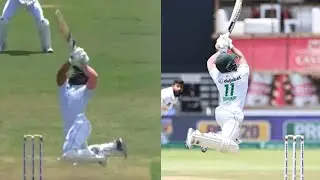 Temba Bavuma Hits Flying Upper Cut Six Against Sri Lanka 1st Test 2024 😲😲