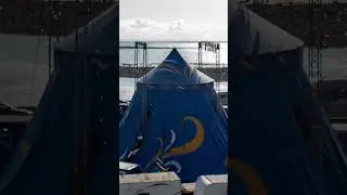 circus tent up timelapse