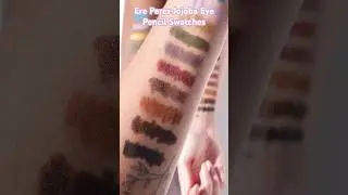 Ere Perez Eye Pencil Swatches #greenbeauty #ereperez #eyemakeup #integritybotanicals 🎥:Ere Perez