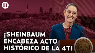&iexcl;Siete a&ntilde;os de la 4T! Sheinbaum convoca acto hist&oacute;rico en el Z&oacute;calo con miles de simpatizantes