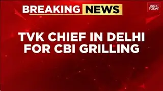 TVK Chief Vijay Arrives in Delhi for Second Round of CBI Questioning in Karur Stampede Case